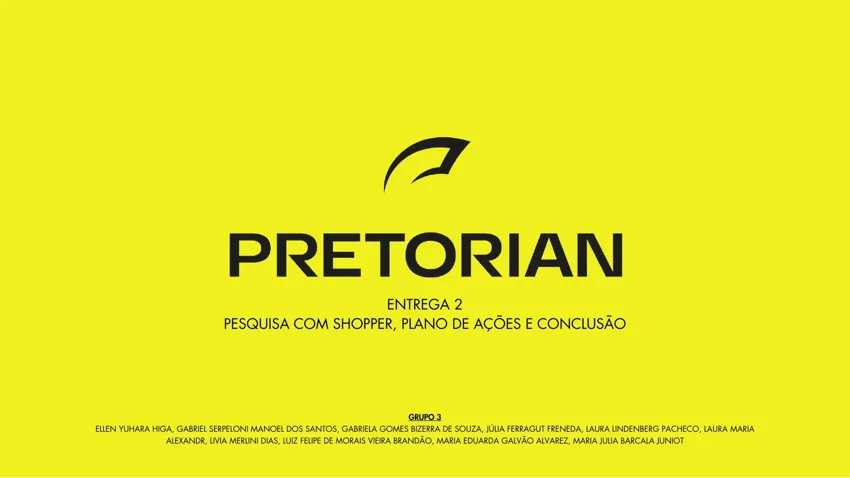 Pretorian — amostra do trabalho 1